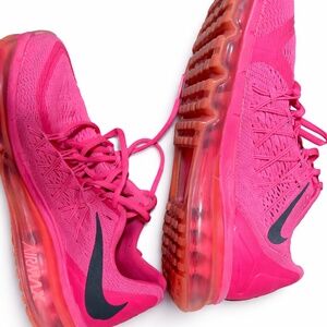 🌸 Nike Air Max 2015 – Bright Pink | Women’s Size 9 | Reflective Swoosh 🌸